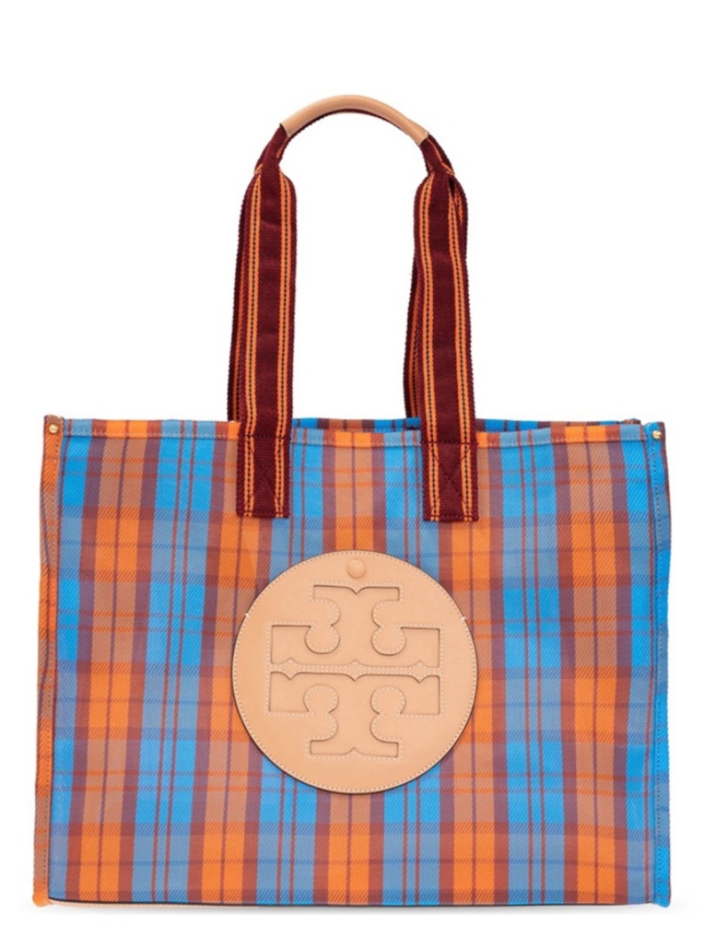 Tory Burch Mesh Lightweight Snap Tote Bag, Blue